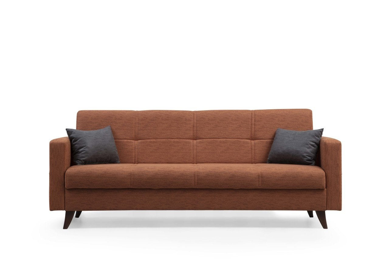 Polya - Tile Red in Fliese Rot präsentiert im Onlineshop von KAQTU Design AG. Bettsofa ist von Atelier Del Sofa