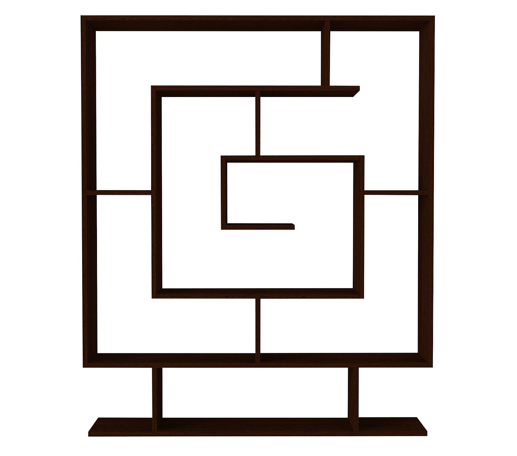 Entdecken Sie das Sarmaşık Bücherregal in Wenge von Hanah Home – die perfekte Kombination aus skandinavischem Design und praktischer Aufbewahrung für Ihr Zuhause.