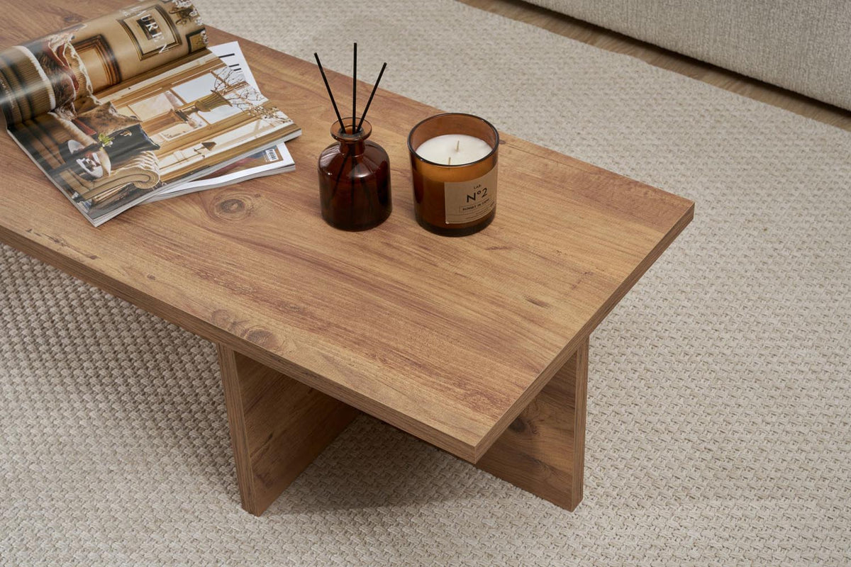 Harbor Sofatisch - Atlantische Kiefer in Atlantische Kiefer präsentiert im Onlineshop von KAQTU Design AG. Couchtisch ist von Nordure