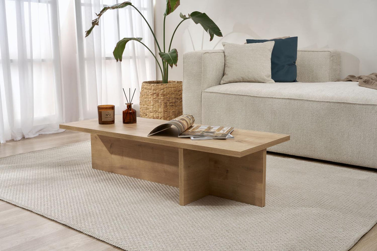 Harbor Sofatisch - Saphir- Eiche in Saphir- Eiche präsentiert im Onlineshop von KAQTU Design AG. Couchtisch ist von Nordure