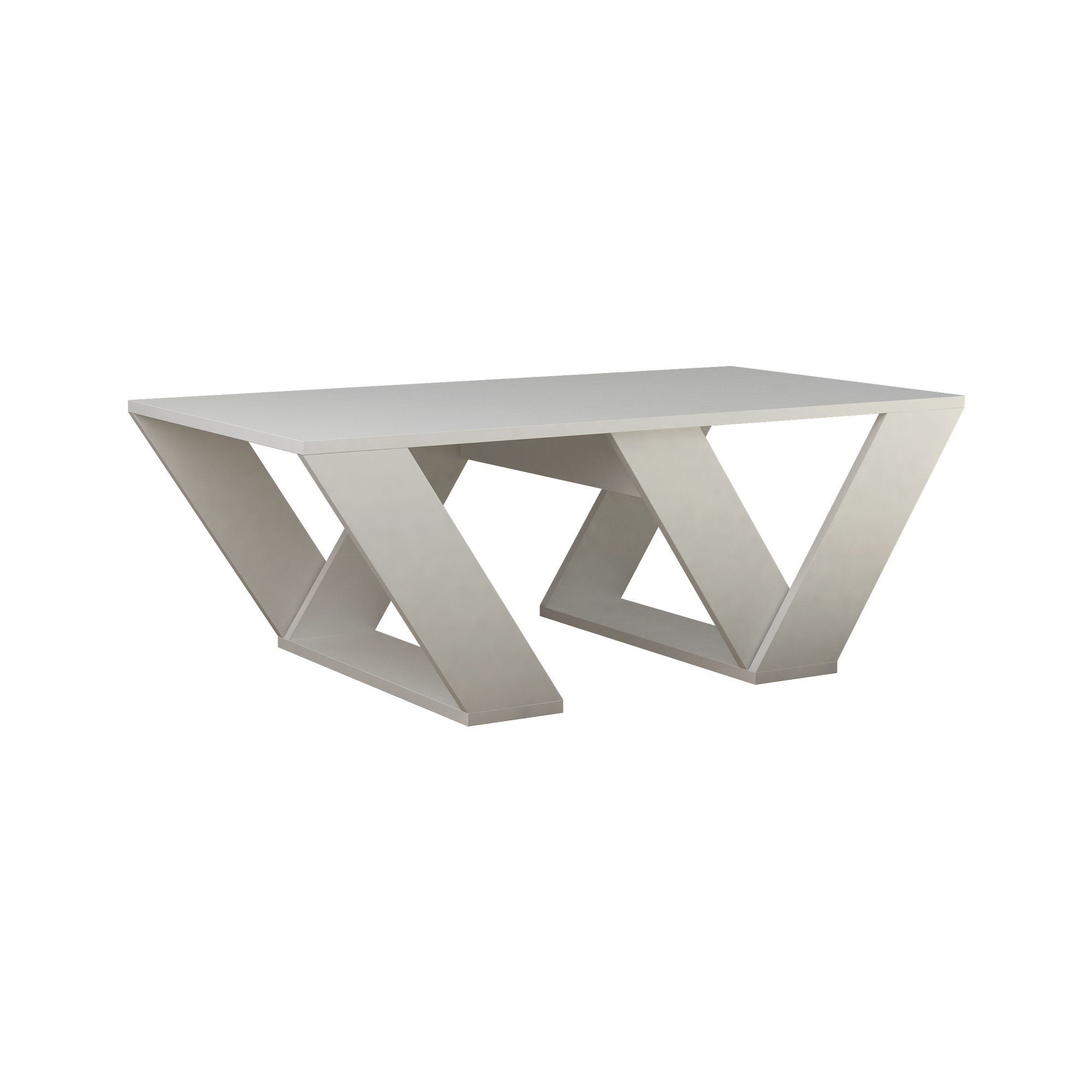 Pipra - White in Weiss präsentiert im Onlineshop von KAQTU Design AG. Beistelltisch ist von Hanah Home