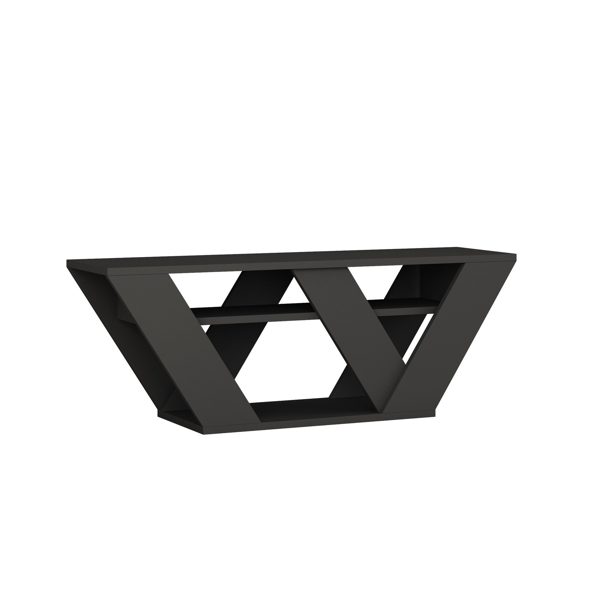 Entdecken Sie das Pipralla Sideboard in Anthrazit von Hanah Home – ein stilvolles Möbelstück, das Eleganz und Funktionalität vereint!