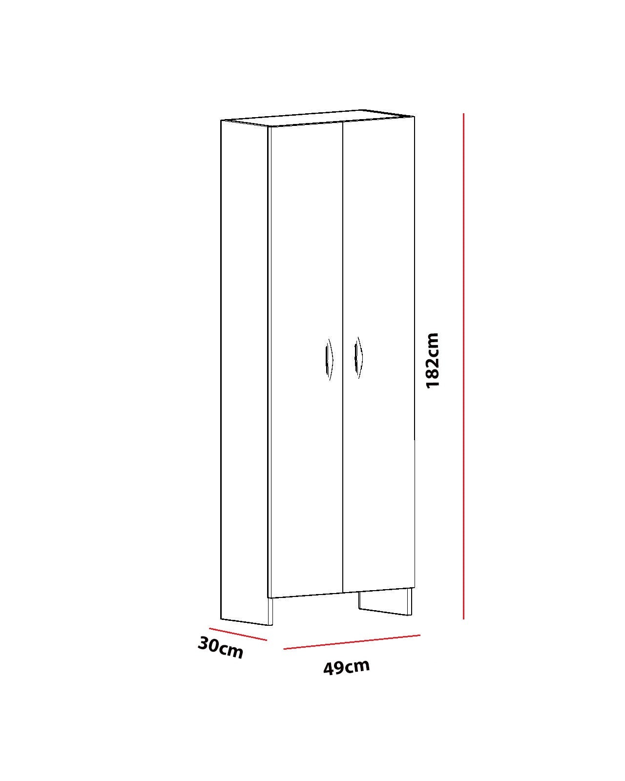 Verleihen Sie Ihrem Raum Ordnung und Stil mit dem Atlantis Cabinet in Weiß von Hanah Home – der perfekte Mehrzweckschrank für jede Einrichtung!