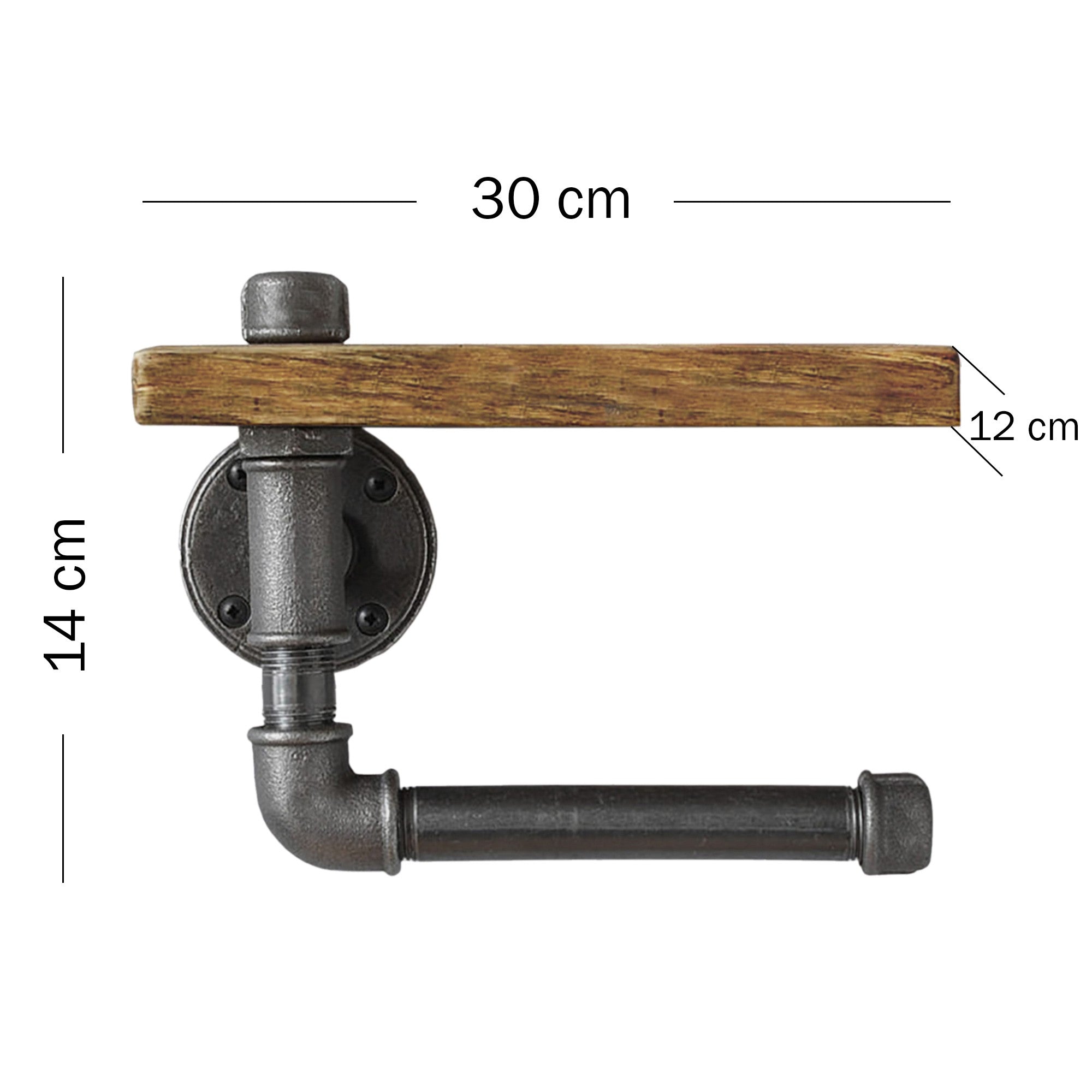 BORURAF021 toilet article - black nut