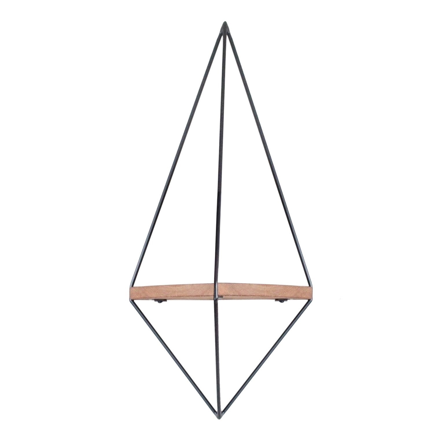 Wr039 in Walnuss Schwarz präsentiert im Onlineshop von KAQTU Design AG. Wandregal ist von Hanah Home