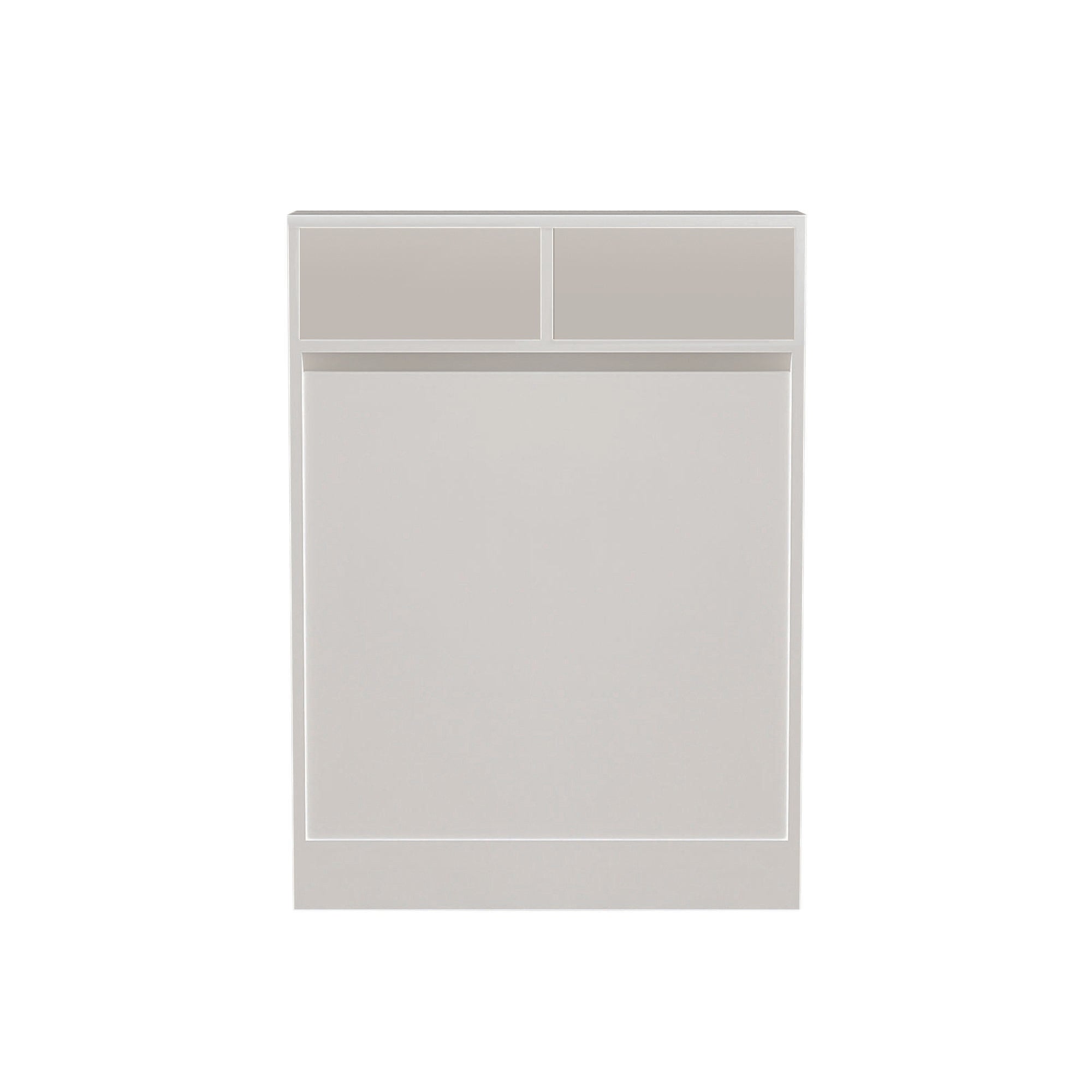 Bracked dining table - white