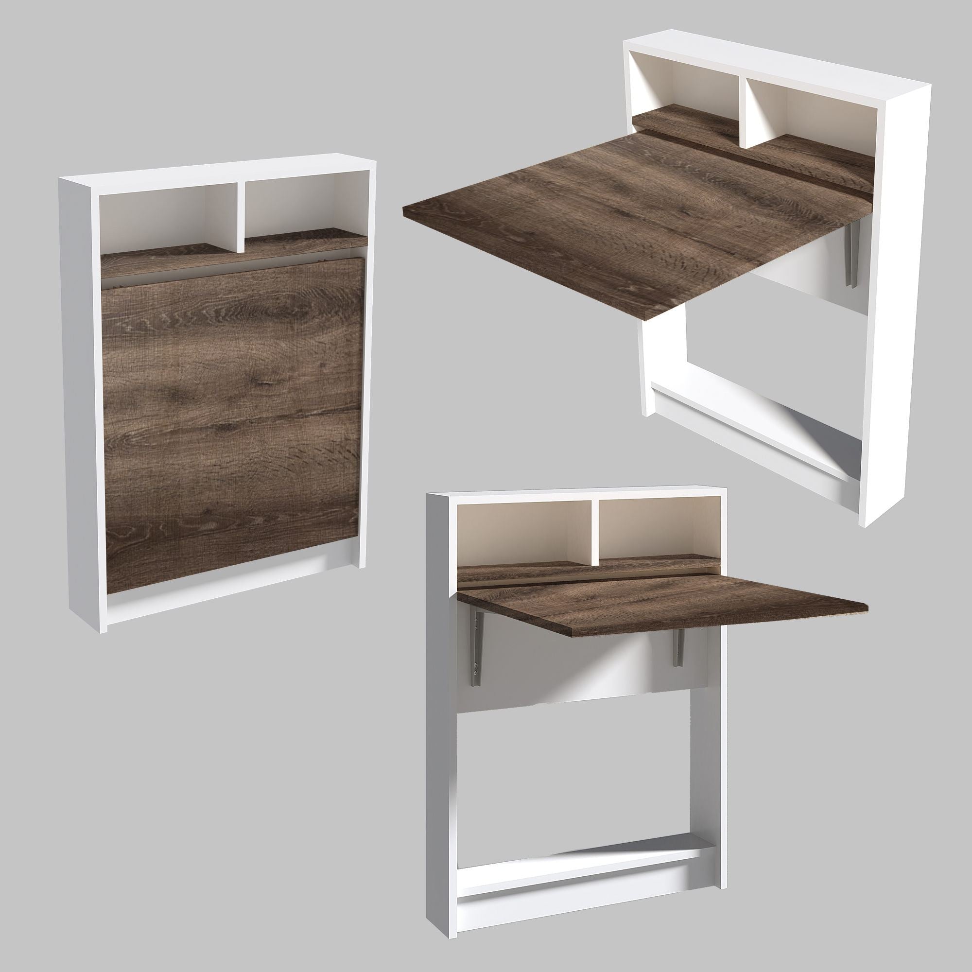 Erleben Sie den Bracked Klapptisch Patara von Hanah Home – die perfekte Lösung für kleine Räume! Modern, praktisch und stilvoll.