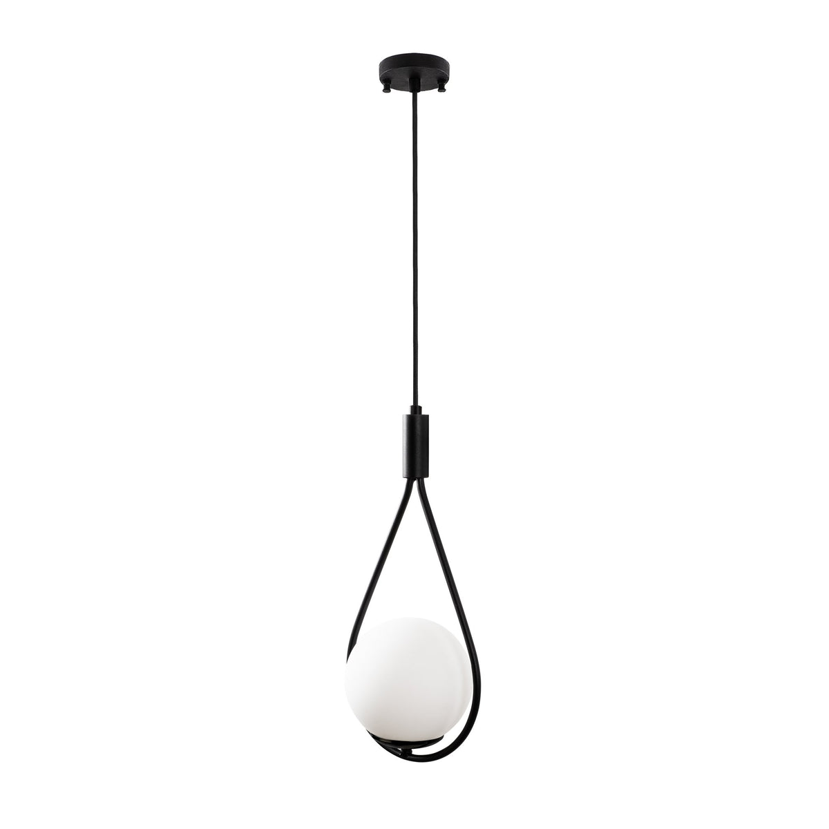 GMN Pendellampe - Schwarz in Schwarz präsentiert im Onlineshop von KAQTU Design AG. Pendelleuchte ist von Opviq