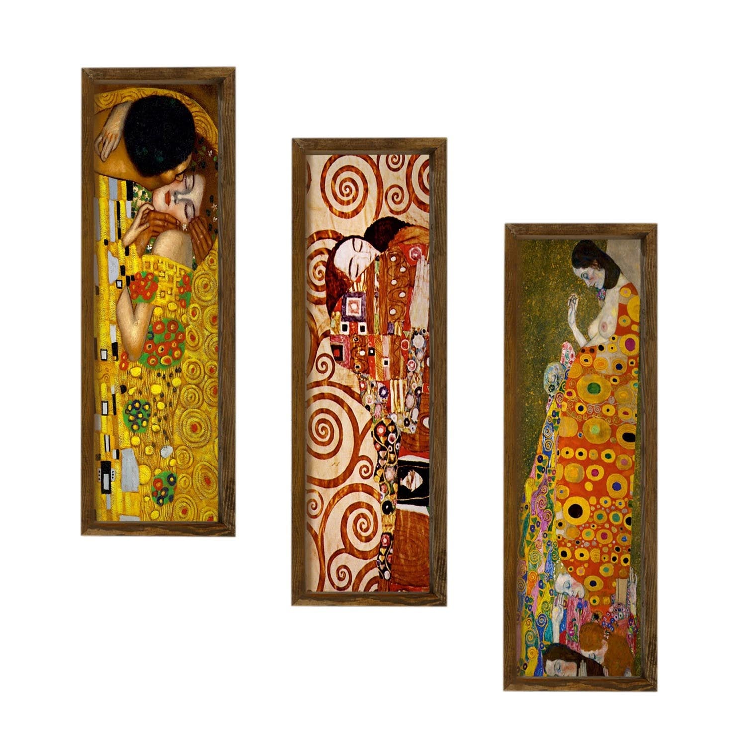 Erleben Sie die hypnotisierende Schönheit des KZM393 von Wallity! Dieses mehrfarbige Kunstwerk von Gustav Klimt verwandelt jeden Raum in eine Oase der Eleganz.