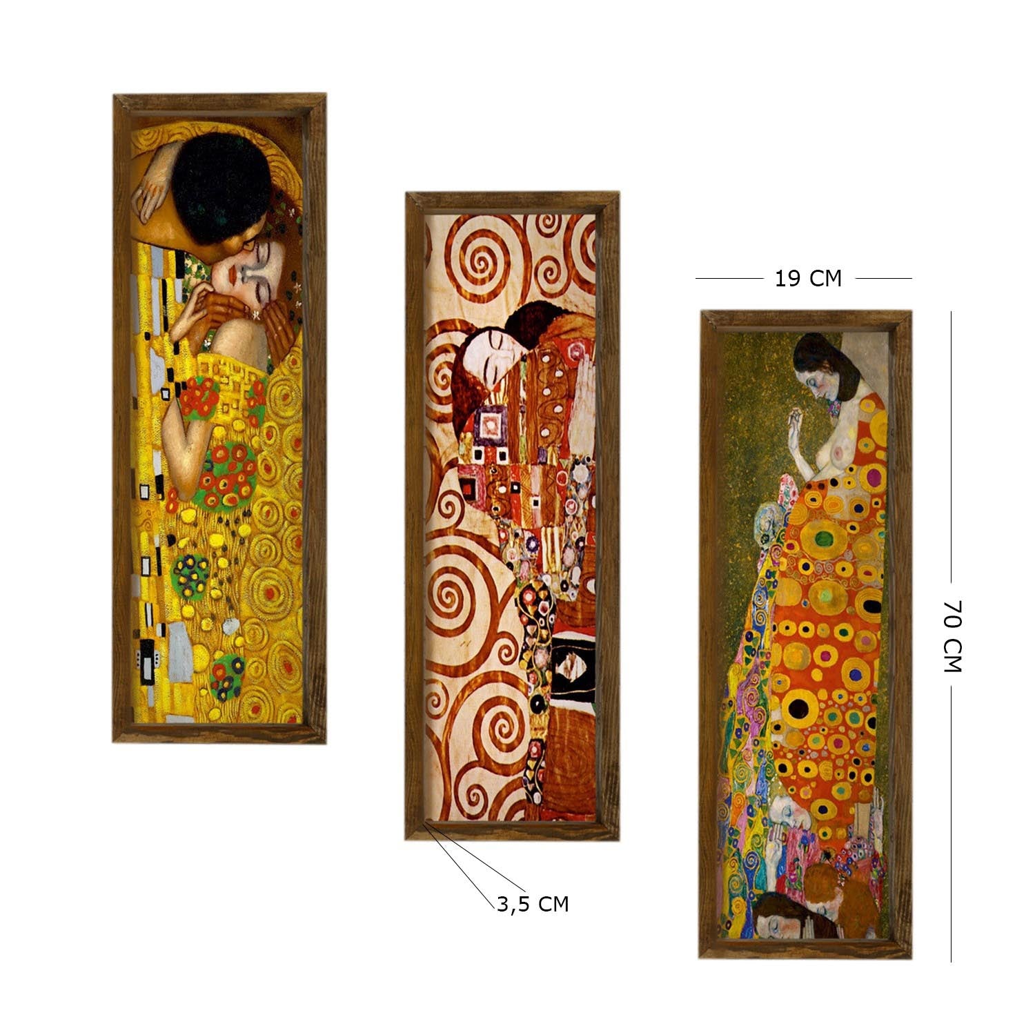 Entdecken Sie das KZM393 von Wallity! Dieses mehrfarbige Meisterwerk von Gustav Klimt bringt zeitlose Eleganz und inspirierende Schönheit in Ihr Zuhause.