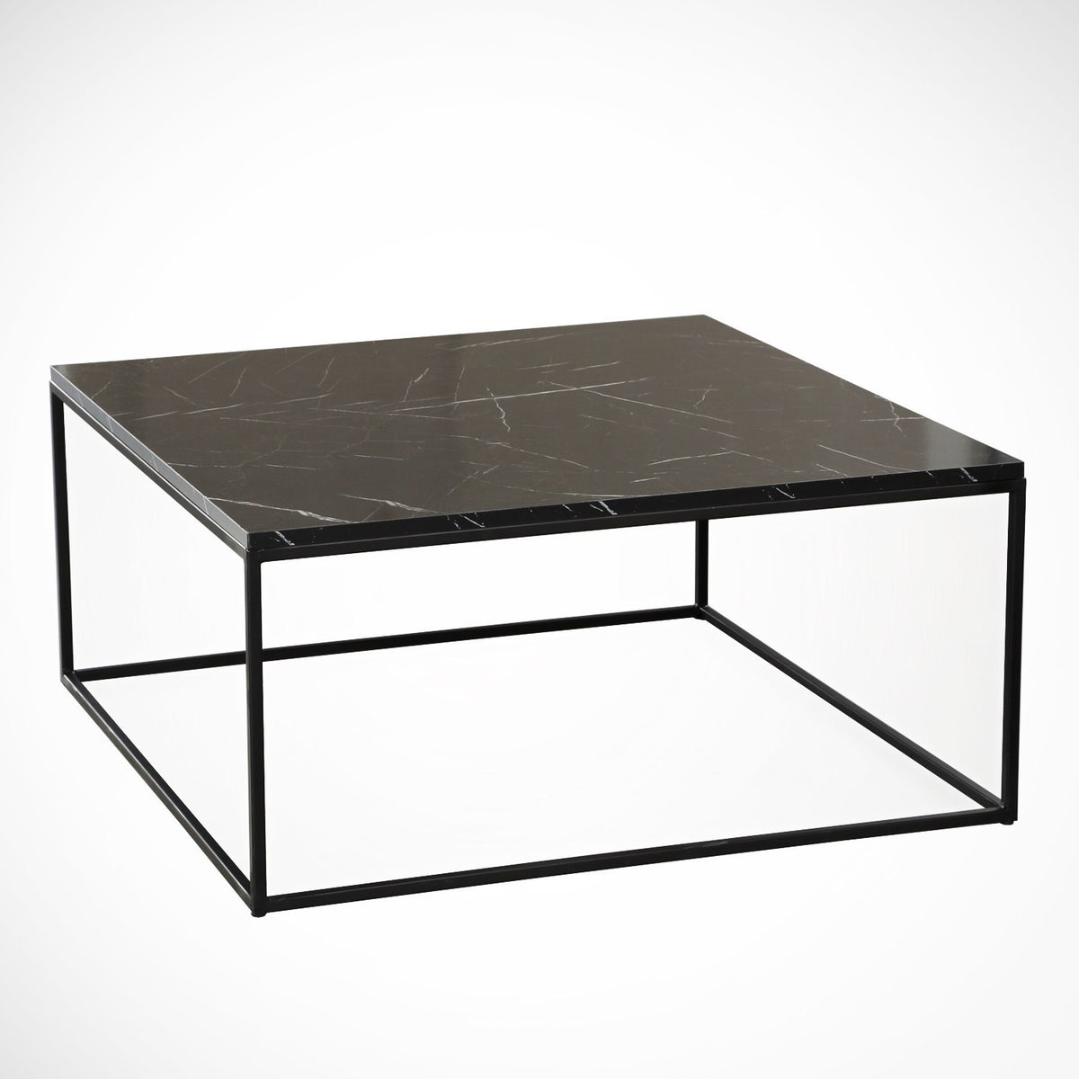 Poly Sofatisch - Schwarz Weiss in Schwarz Weiss präsentiert im Onlineshop von KAQTU Design AG. Couchtisch ist von Hanah Home