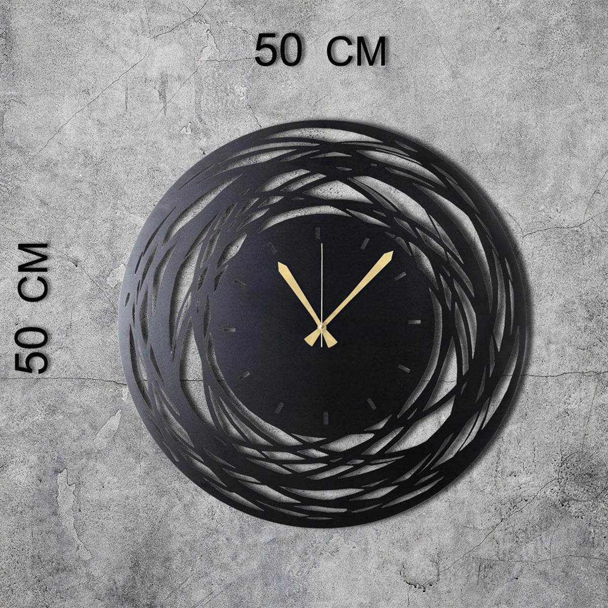 WATCH Wanduhr - Schwarz in Schwarz präsentiert im Onlineshop von KAQTU Design AG. Wanduhr ist von Wallity