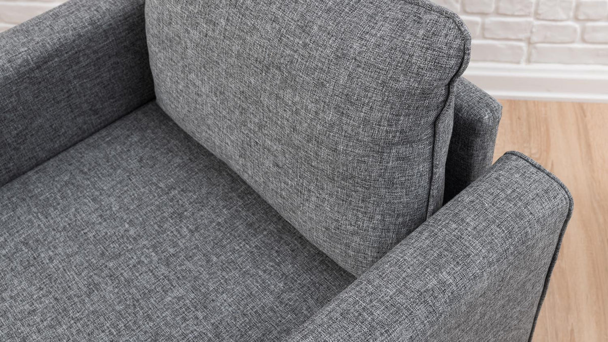 Bella Armchair Modulares Sofa - Grau in Grau präsentiert im Onlineshop von KAQTU Design AG. Sessel mit Armlehnen ist von Atelier Del Sofa