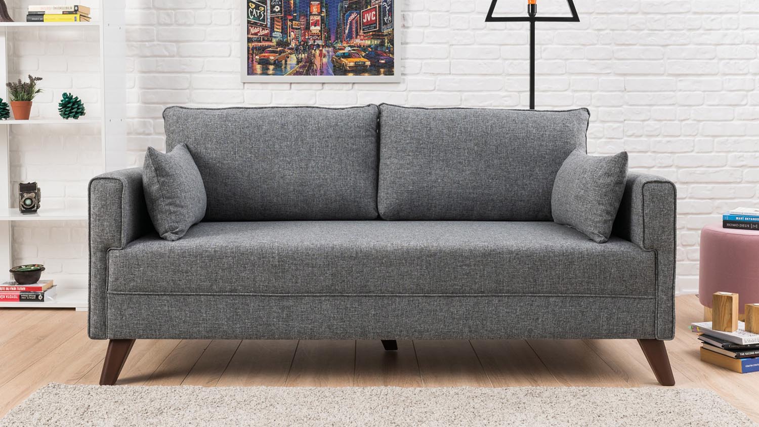 Entdecken Sie das elegante Bella 2er Sofa in Grau von Atelier Del Sofa. Komfortabel, stilvoll und pflegeleicht – die perfekte Ergänzung für Ihr Zuhause!