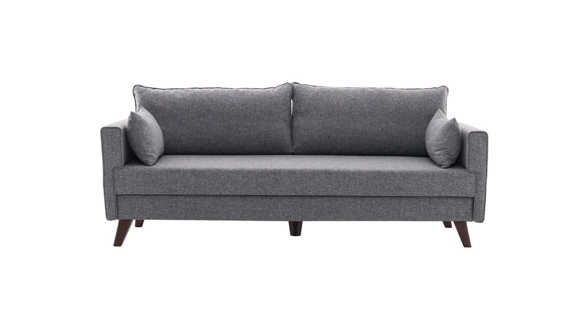 Bella Sofa For 3 Pr - Grey in Grau präsentiert im Onlineshop von KAQTU Design AG. 3er Sofa ist von Atelier Del Sofa