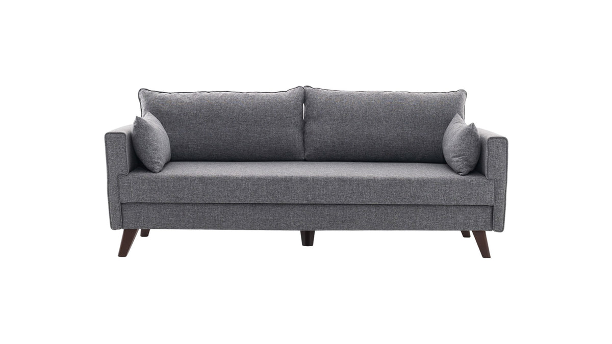 Bella Sofa For 3 Pr 3er Sofa - Grau in Grau präsentiert im Onlineshop von KAQTU Design AG. 3er Sofa ist von Atelier Del Sofa