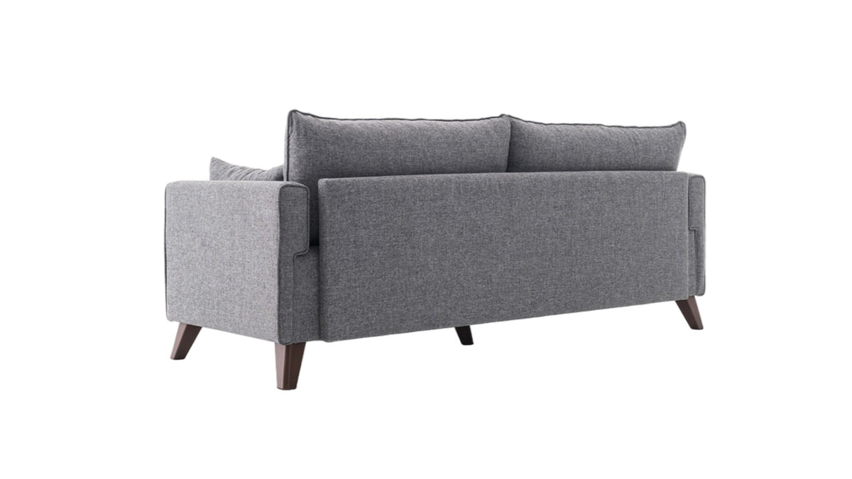 Bella Sofa For 3 Pr 3er Sofa - Grau in Grau präsentiert im Onlineshop von KAQTU Design AG. 3er Sofa ist von Atelier Del Sofa