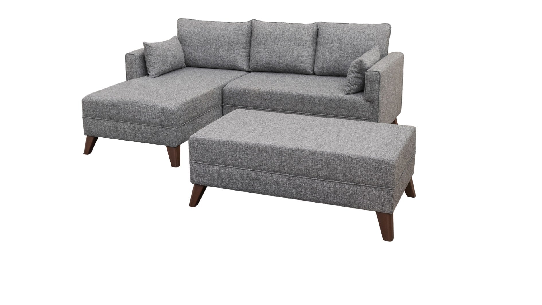 Erleben Sie das Bella Corner Sofa Left 2 Bettsofa in Grau – die perfekte Kombination aus modernem Design und funktionalem Schlafplatz für Ihr Zuhause.
