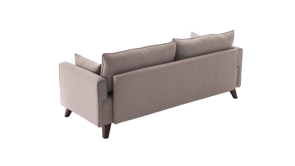 Bella Sofa For 3 Pr 3er Sofa - Sahne in Sahne präsentiert im Onlineshop von KAQTU Design AG. 3er Sofa ist von Atelier Del Sofa