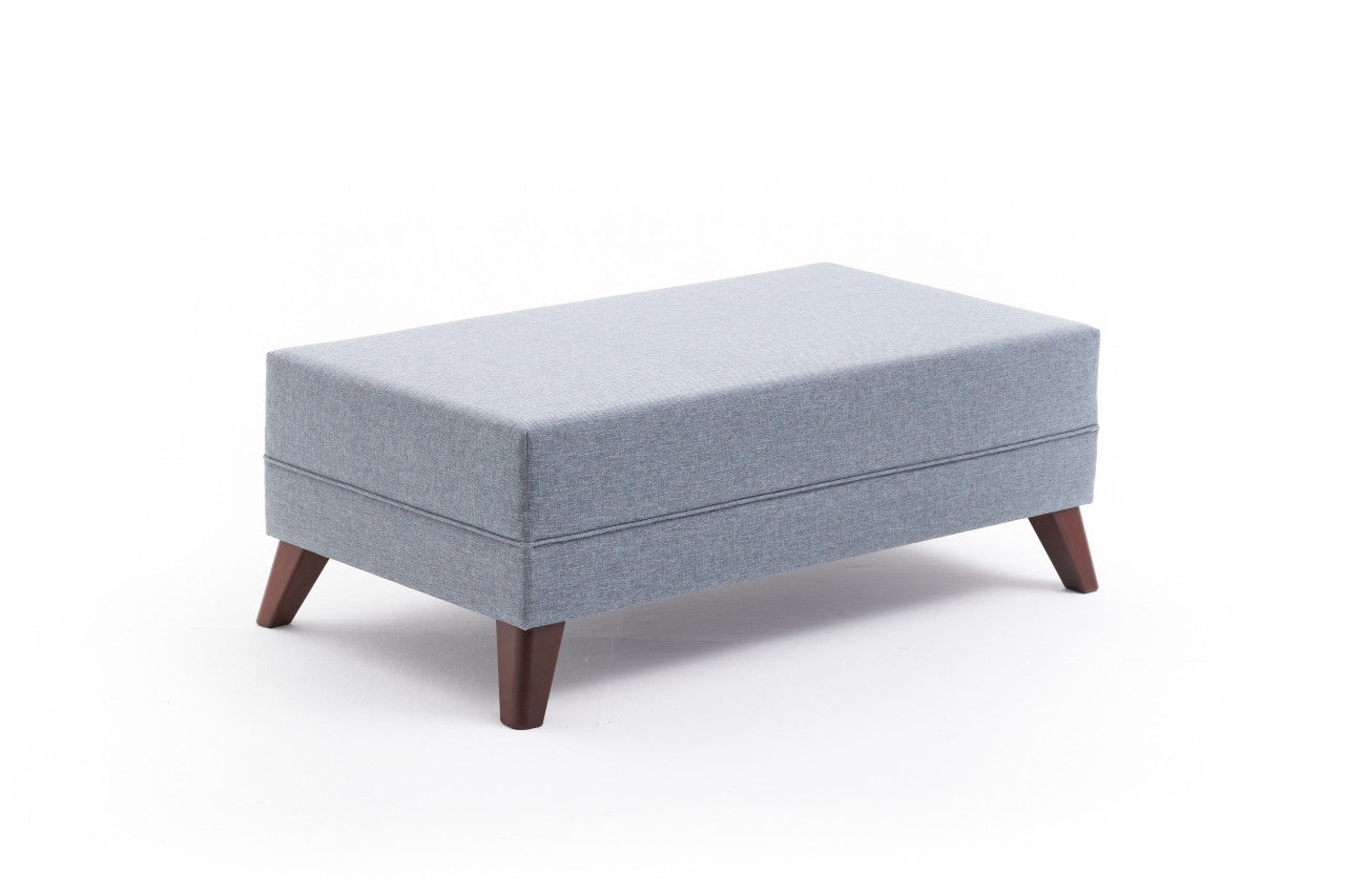 Entdecken Sie das stilvolle Ecksofa-Bett Bella Soft Mini Köşe Right in Blau von Atelier Del Sofa – die perfekte Kombination aus Funktionalität und modernem Design.