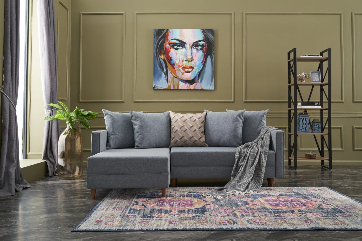 Entdecken Sie das Aydam Left Bettsofa in Blau von Atelier Del Sofa – stilvoll, komfortabel und perfekt für Ihr Zuhause!