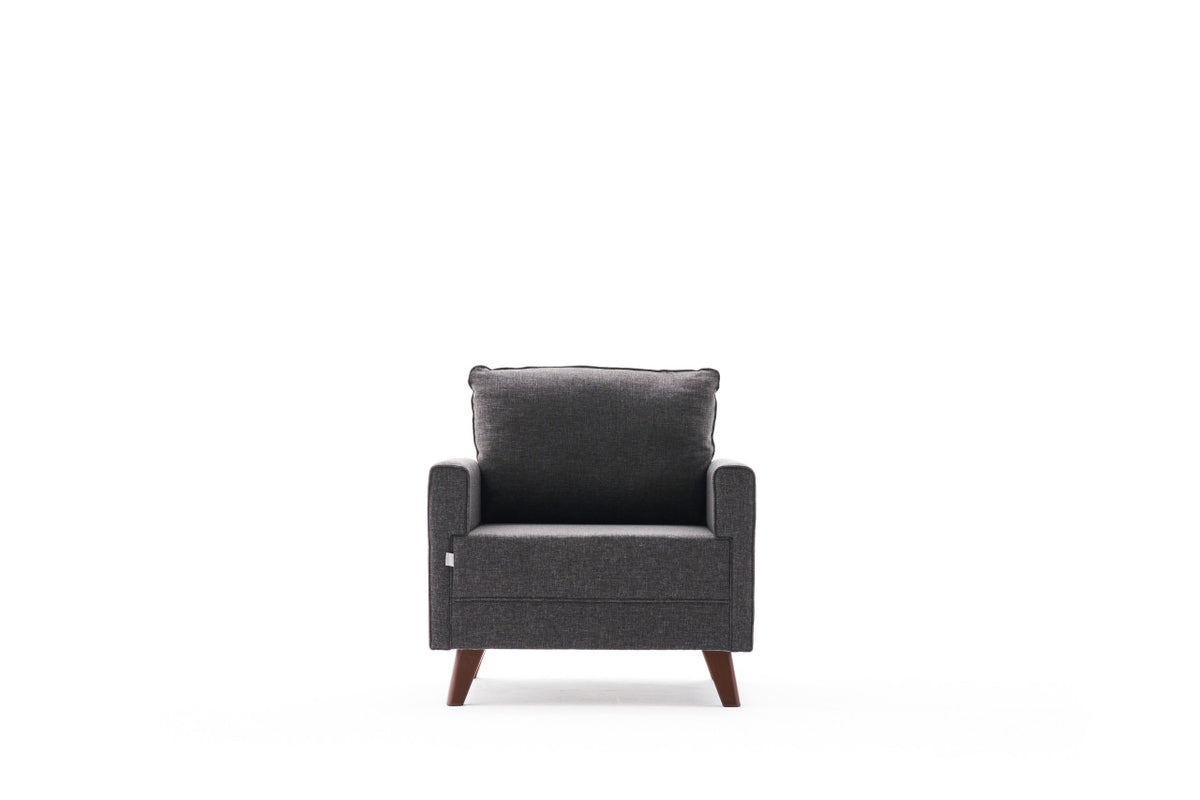 Bella Armchair Modulares Sofa - Anthrazit in Anthrazit präsentiert im Onlineshop von KAQTU Design AG. Modulares Sofa ist von Atelier Del Sofa