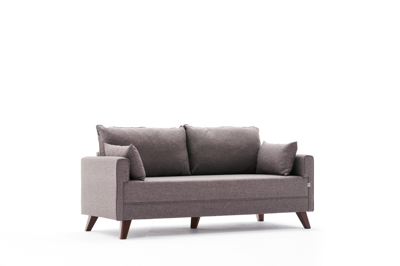 Bella Sofa For 2 Pr - Brown in Braun präsentiert im Onlineshop von KAQTU Design AG. 2er Sofa ist von Atelier Del Sofa
