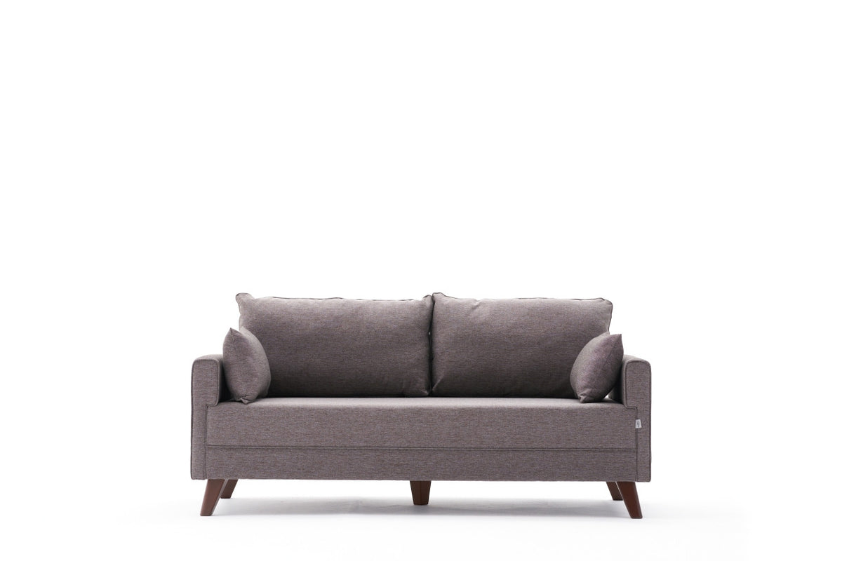 Bella Sofa For 2 Pr 2er Sofa - Braun in Braun präsentiert im Onlineshop von KAQTU Design AG. 2er Sofa ist von Atelier Del Sofa