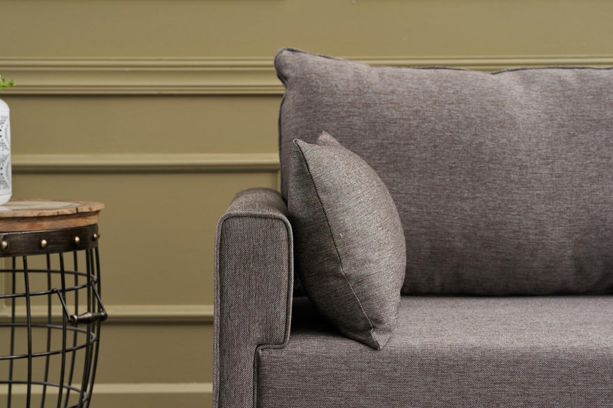 Bella Sofa For 3 Pr 3er Sofa - Braun in Braun präsentiert im Onlineshop von KAQTU Design AG. 3er Sofa ist von Atelier Del Sofa