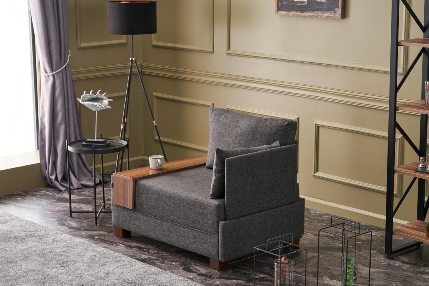 Erleben Sie das stilvolle Ecksofa-Bett Fly Right in Anthrazit von Atelier Del Sofa. Perfekte Kombination aus Komfort, Funktionalität und modernem Design für Ihr Zuhause!