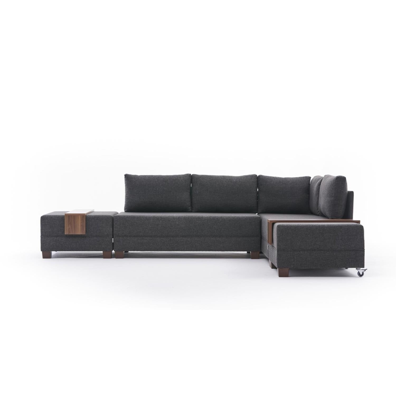 Entdecken Sie das stilvolle Fly Right Bettsofa in Anthrazit von Atelier Del Sofa – ideal für entspannte Abende und Übernachtungsgäste!