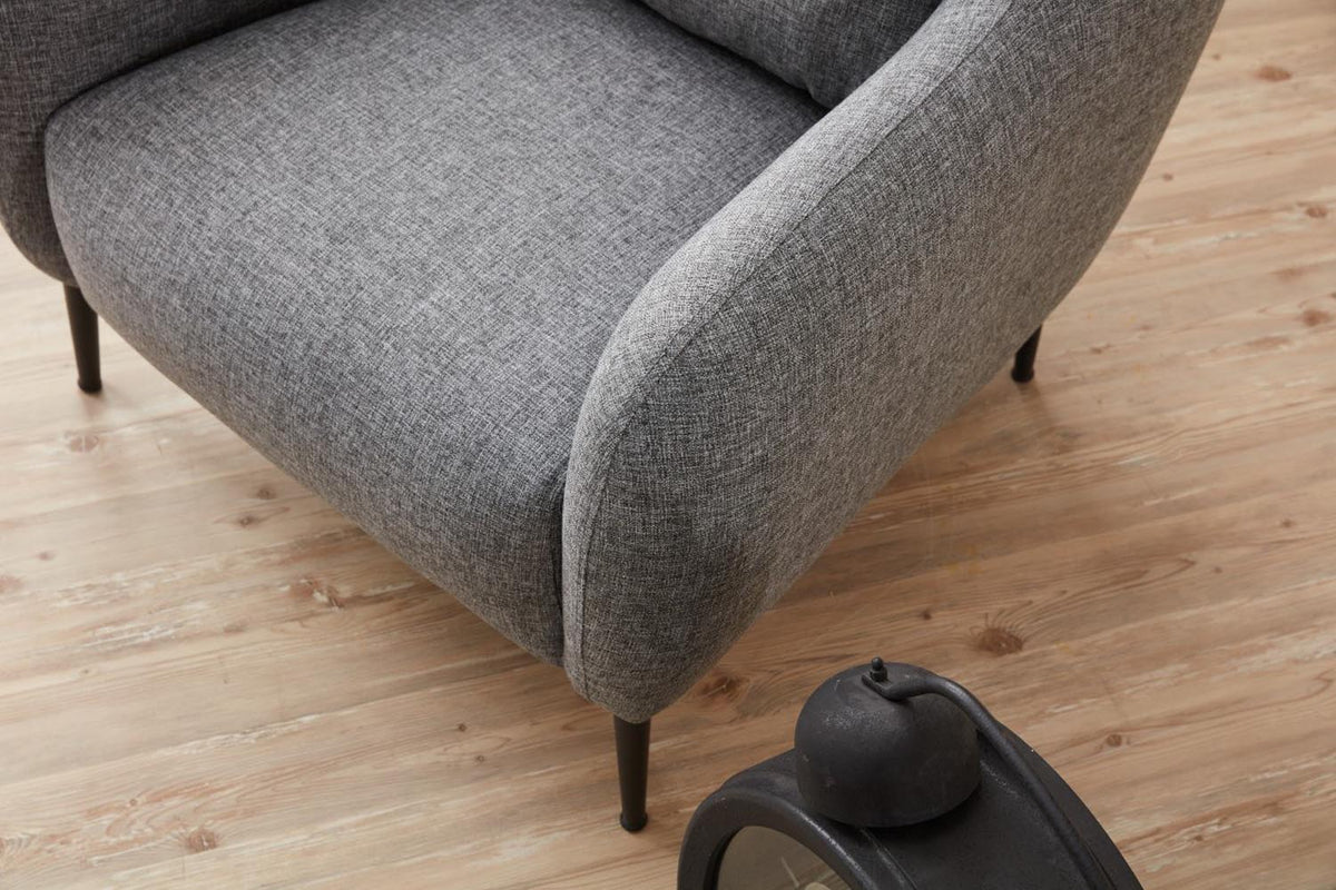 Venus 1 Modulares Sofa - Grau in Grau präsentiert im Onlineshop von KAQTU Design AG. Modulares Sofa ist von Atelier Del Sofa