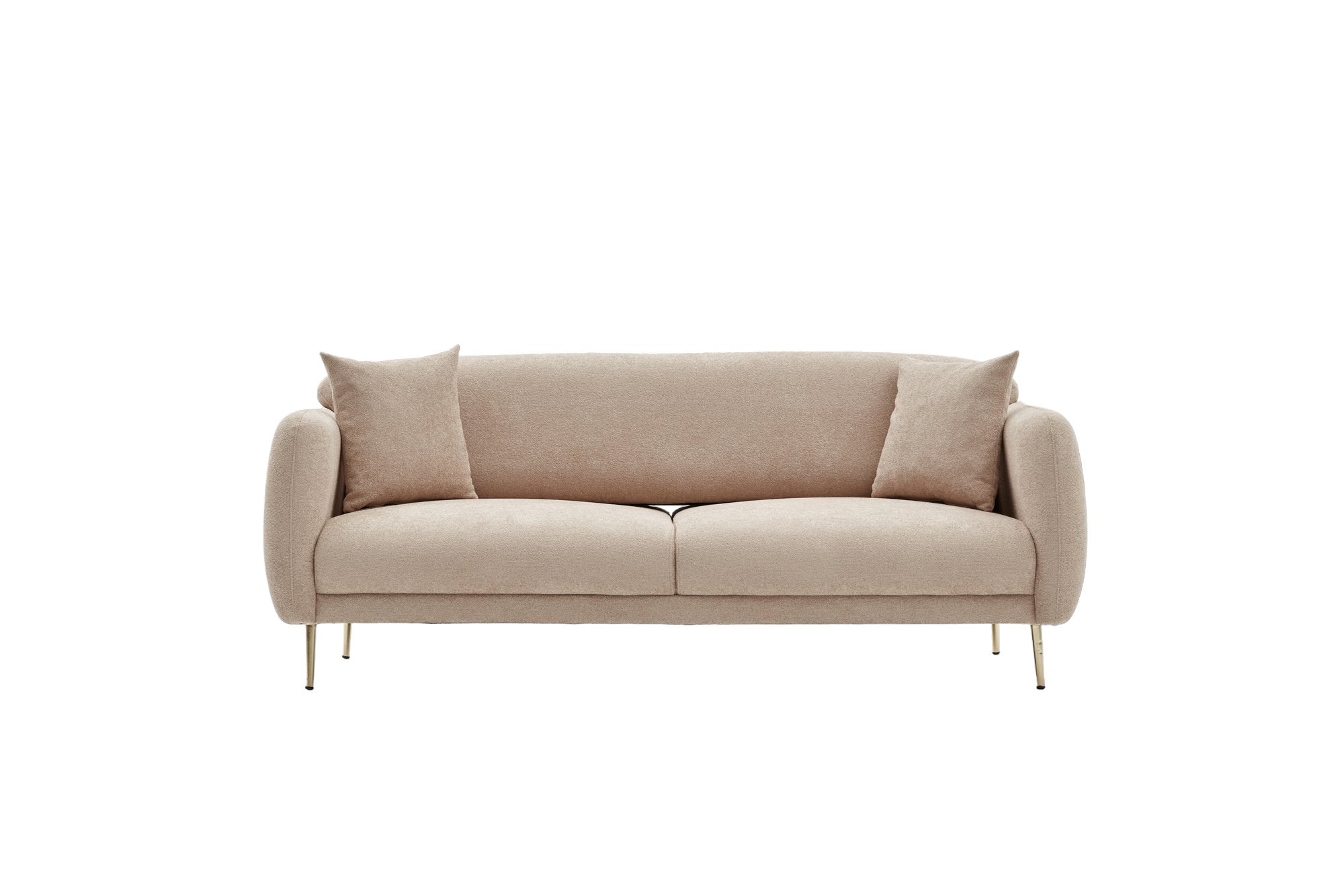 Simena - Beige in Beige Gold präsentiert im Onlineshop von KAQTU Design AG. Bettsofa ist von Atelier Del Sofa