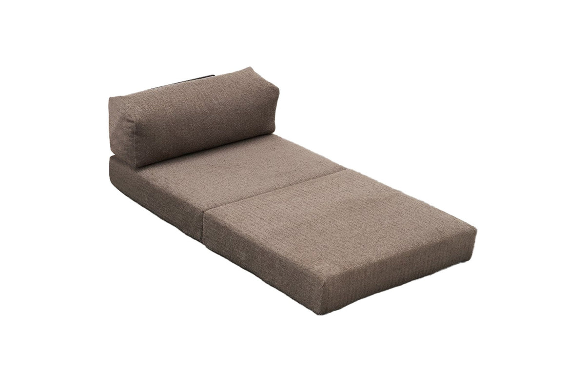 Grauer Sessel Comfort 1-Sitzer Sofa von Atelier Del Sofa aus 100% Chenille-Stoff, kompakte Form mit gepolsterter Sitz- und Rückenfläche.