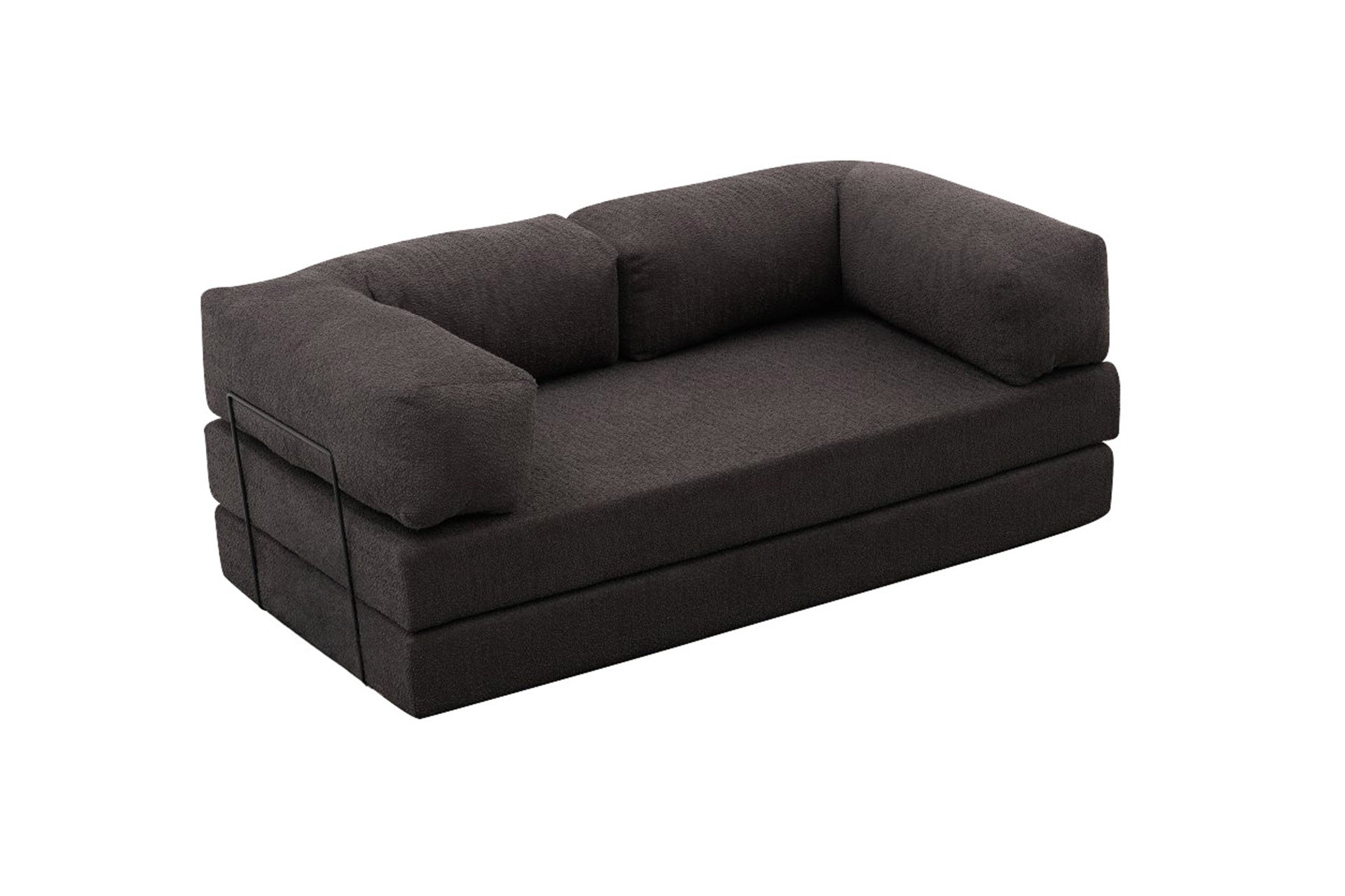 Entdecken Sie das elegante 3-Sitzer-Sofa Comfort in Anthrazit von Atelier Del Sofa. Luxuriöser Chenille-Stoff und optimaler Komfort für Ihr Zuhause.