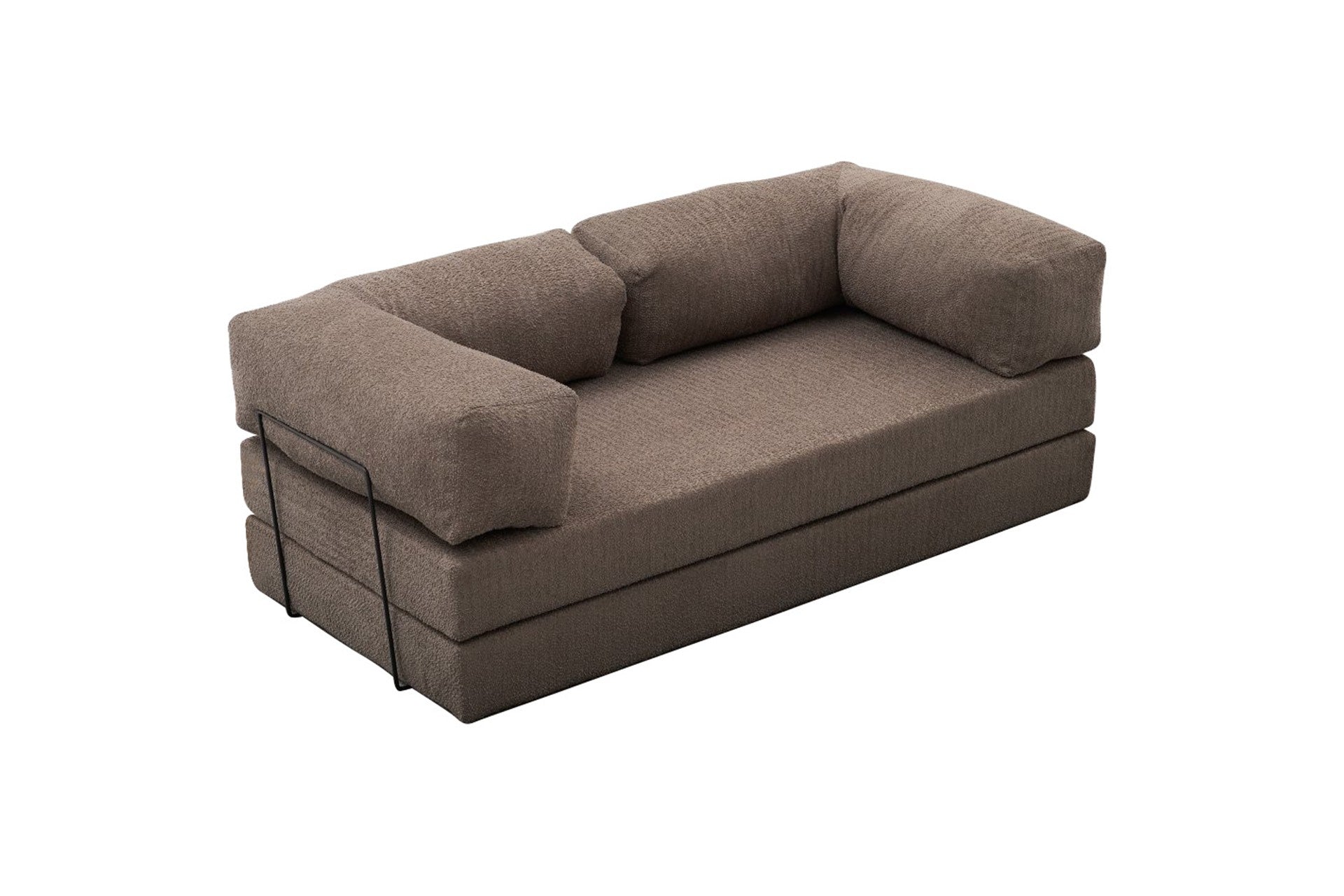 Comfort - Grey v2 in Grau präsentiert im Onlineshop von KAQTU Design AG. 3er Sofa ist von Atelier Del Sofa