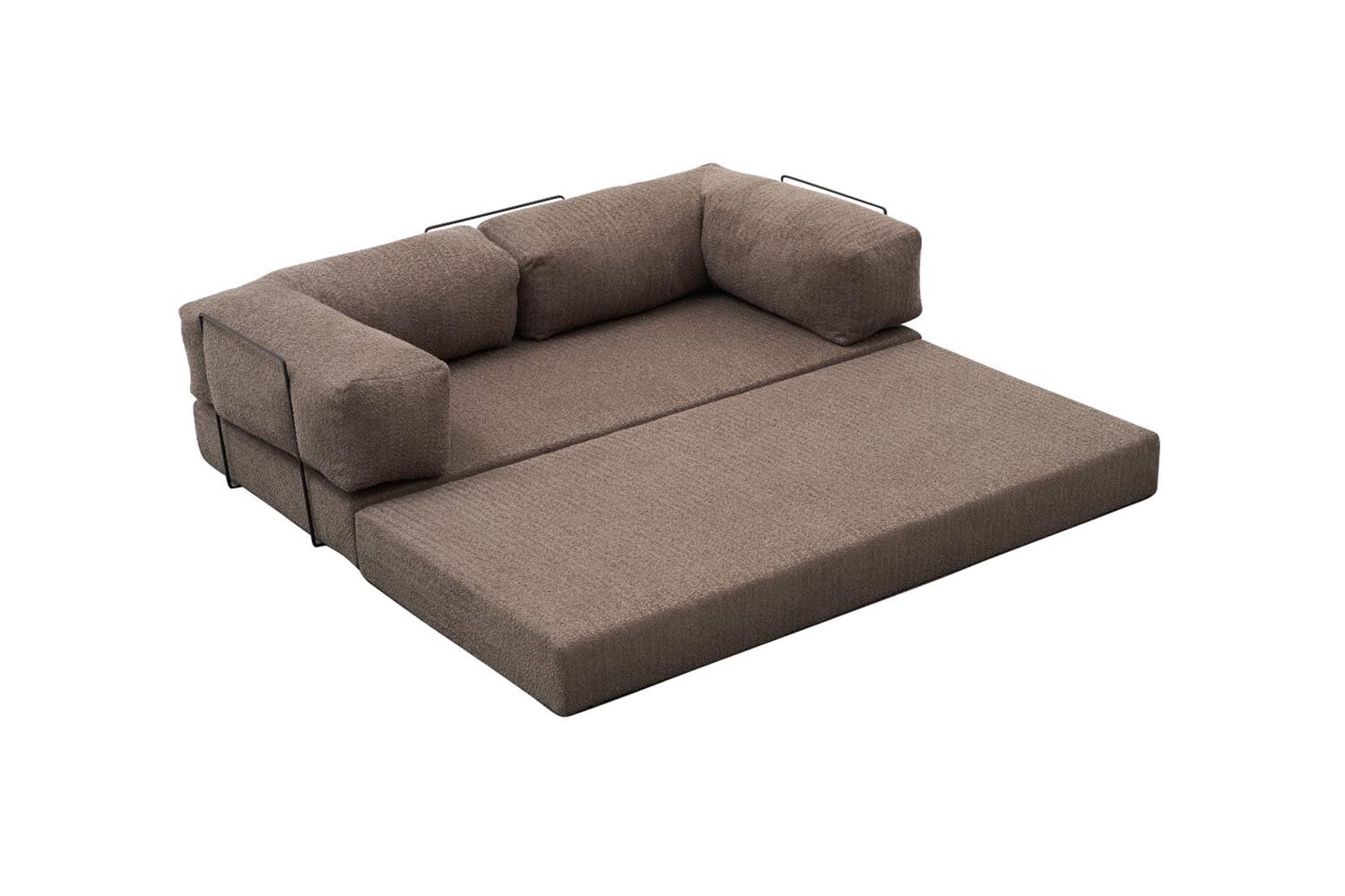 Erleben Sie das Comfort 3er Sofa in Grau von Atelier Del Sofa – ein stilvolles Möbelstück, das Komfort und Eleganz in Ihr Zuhause bringt.