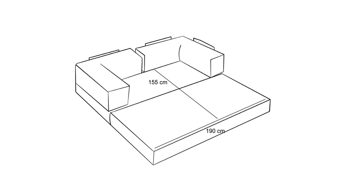 Comfort 3er Sofa - Braun in Braun präsentiert im Onlineshop von KAQTU Design AG. 3er Sofa ist von Atelier Del Sofa