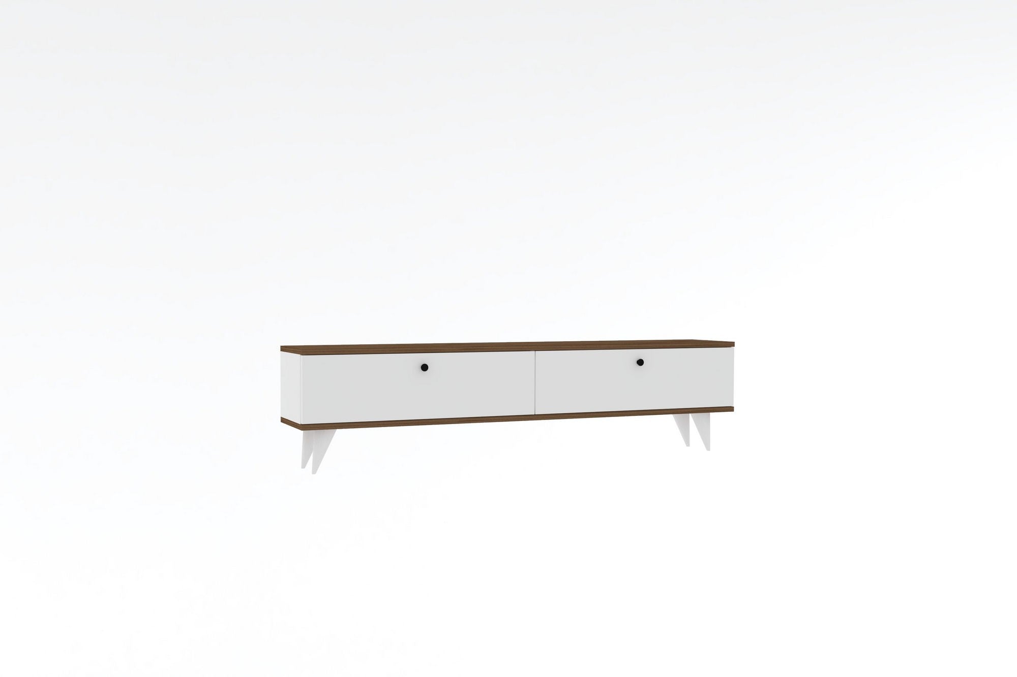 Paris - White, Walnut in Weisser Walnuss präsentiert im Onlineshop von KAQTU Design AG. Sideboard ist von Hanah Home