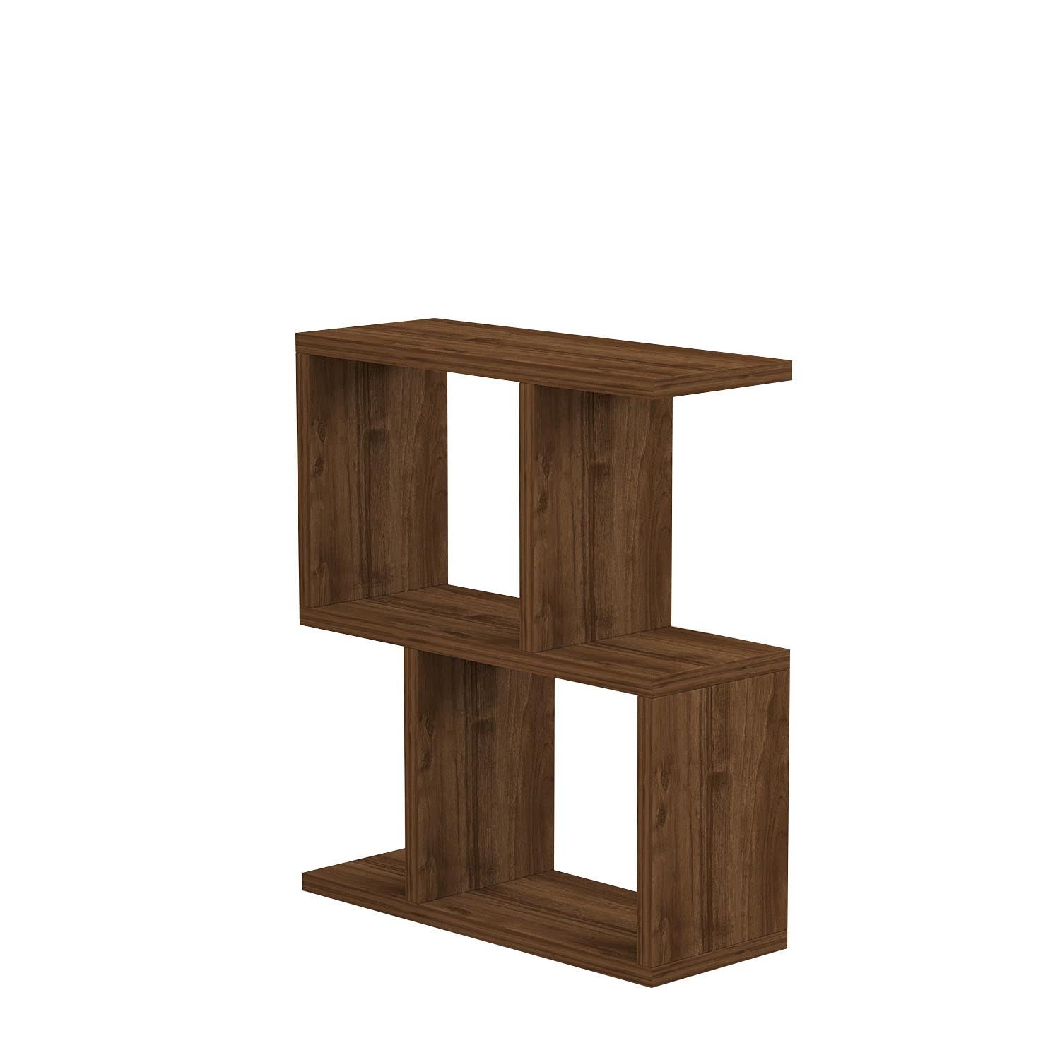 Zet - Walnut in Walnuss präsentiert im Onlineshop von KAQTU Design AG. Beistelltisch ist von Hanah Home