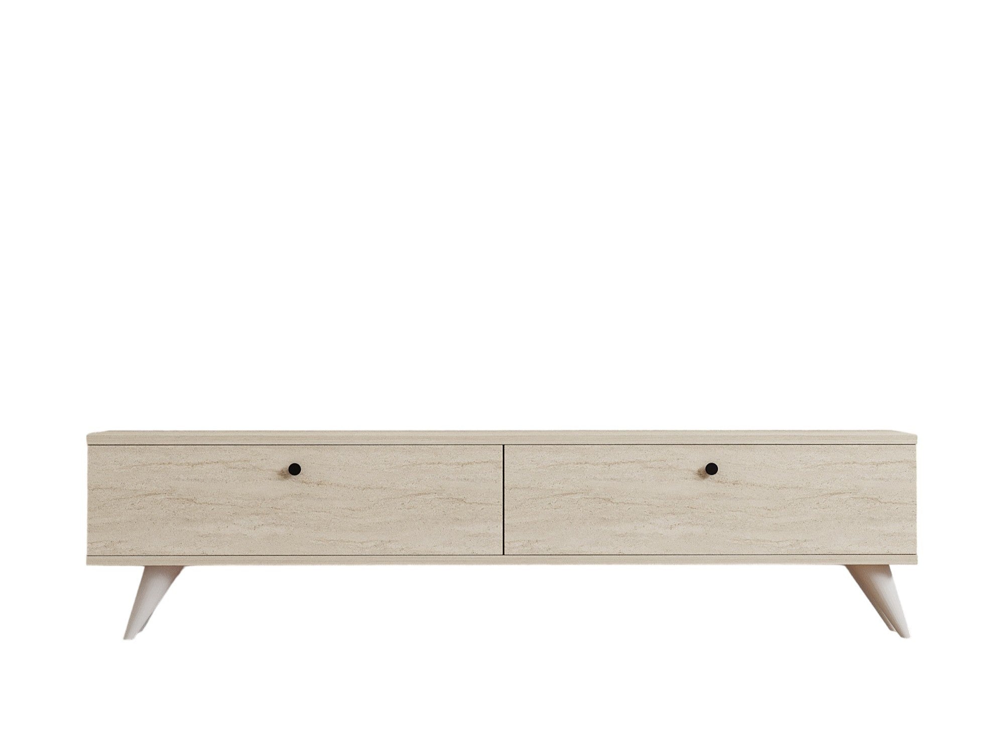 Entdecken Sie das Paris Sideboard - Travertin von Hanah Home: Ein eleganter TV-Ständer, der Stil und praktischen Stauraum für Ihr Wohnzimmer vereint.