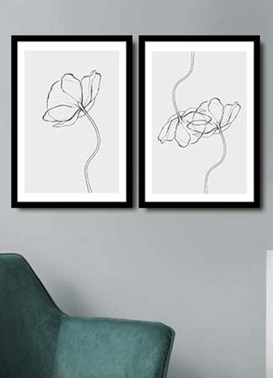 Entdecken Sie das fesselnde gerahmte Kunstwerk 2Psctcız von Wallity. Bringen Sie Farbe und Eleganz in Ihr Zuhause mit diesem einzigartigen MDF-Gemälde.