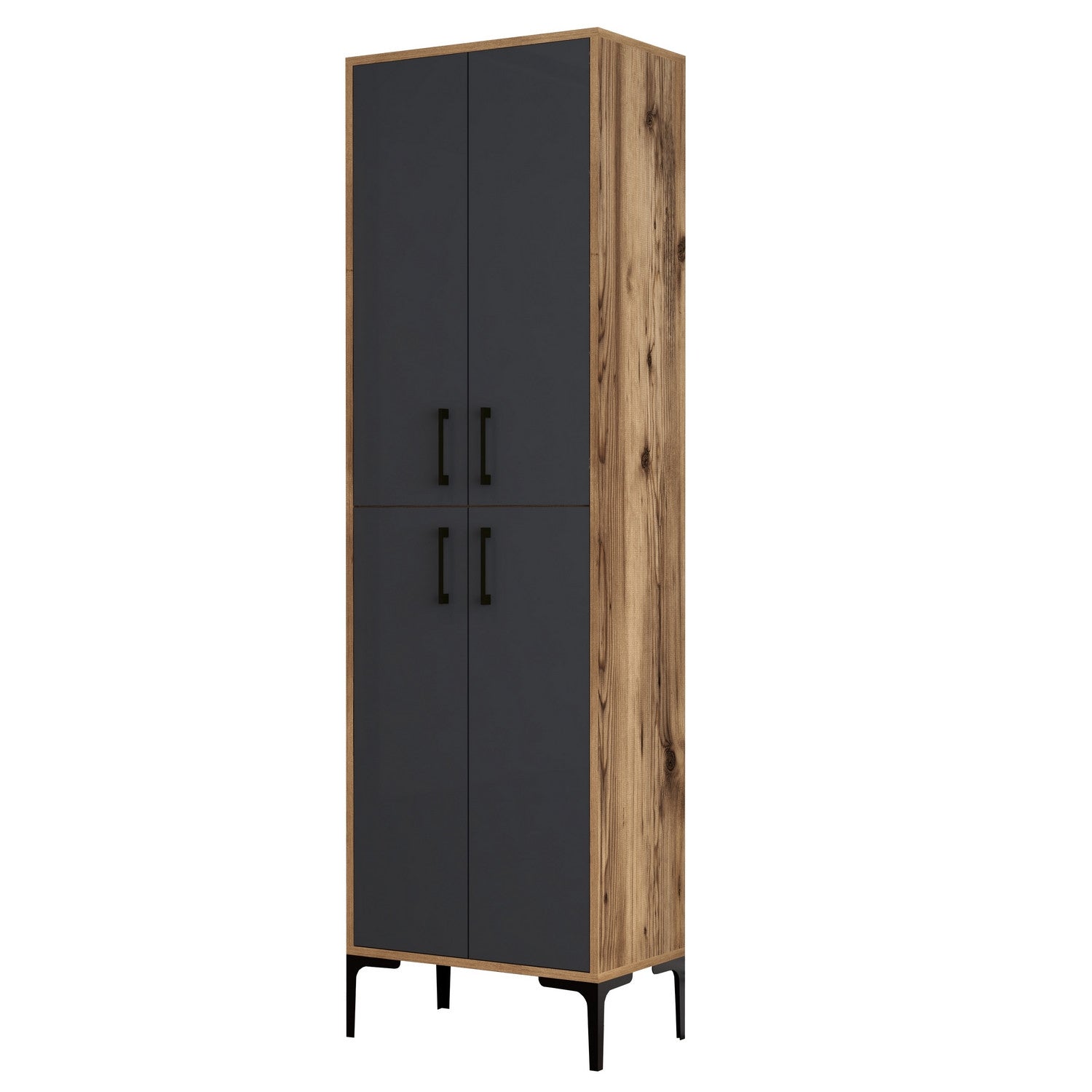 Berlin A - Walnut, Anthracite in Walnuss
Anthrazit präsentiert im Onlineshop von KAQTU Design AG. Cabinet ist von Hanah Home