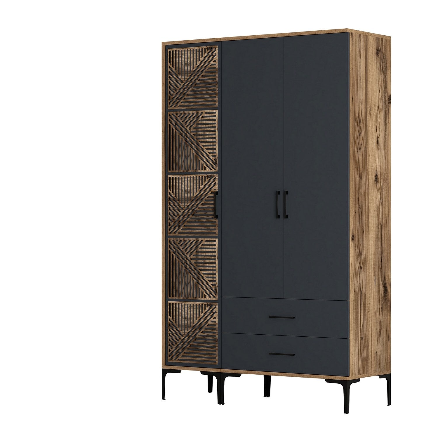 Kumsal PT - Walnut, Anthracite in Walnuss
Anthrazit präsentiert im Onlineshop von KAQTU Design AG. Garderobe ist von Hanah Home