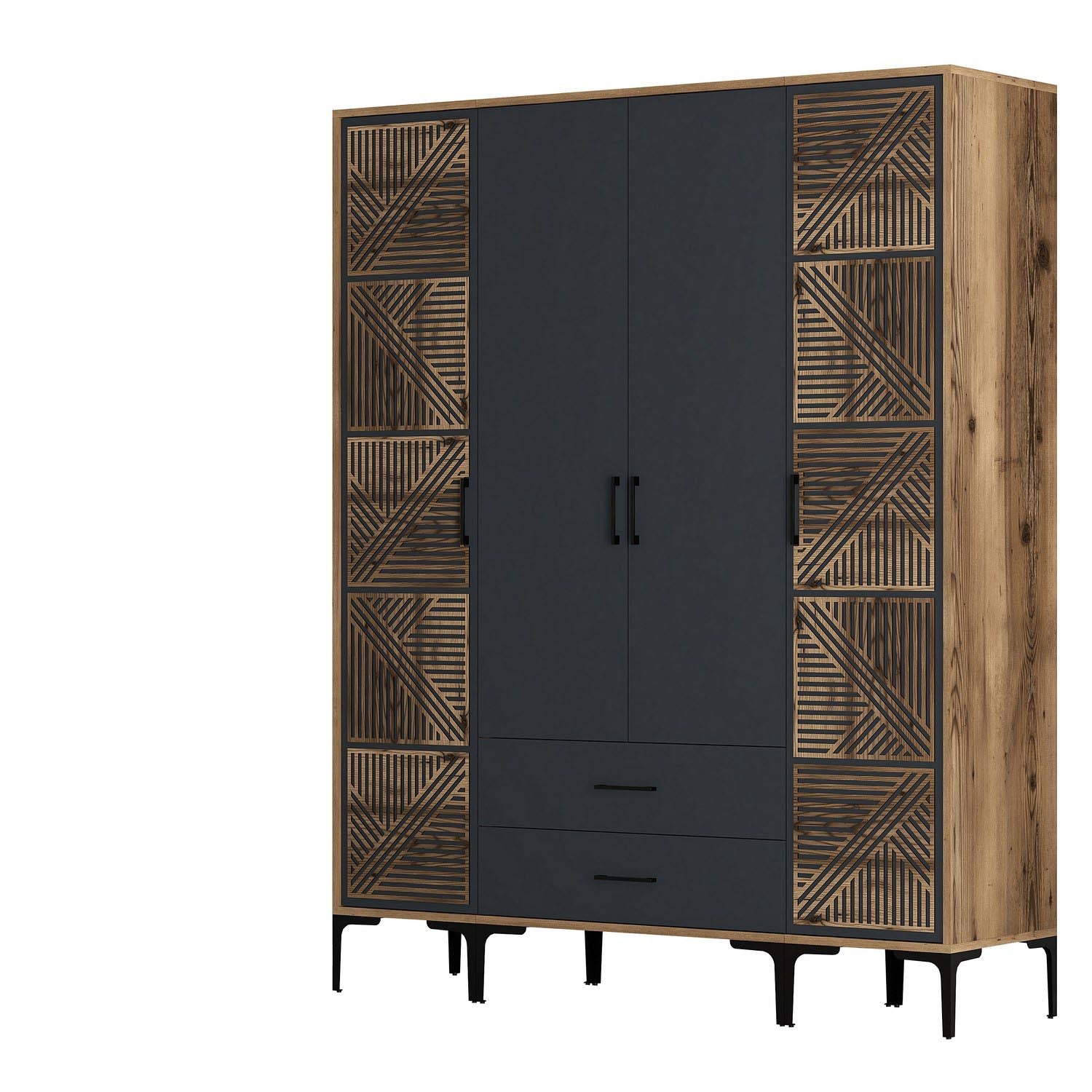 Kumsal PTP - Walnut, Anthracite in Walnuss
Anthrazit präsentiert im Onlineshop von KAQTU Design AG. Garderobe ist von Hanah Home