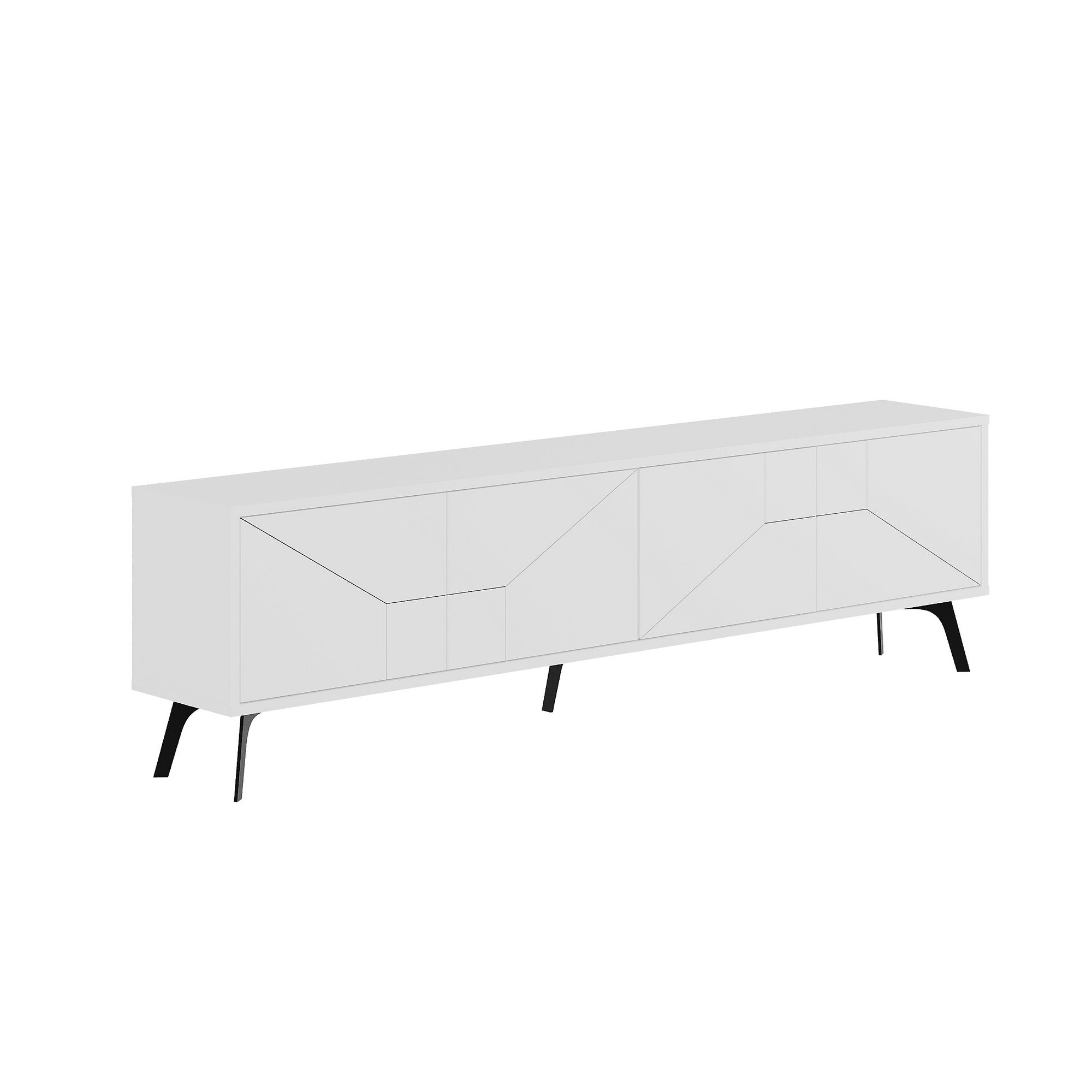 Dune - White in Weiss präsentiert im Onlineshop von KAQTU Design AG. Sideboard ist von Hanah Home
