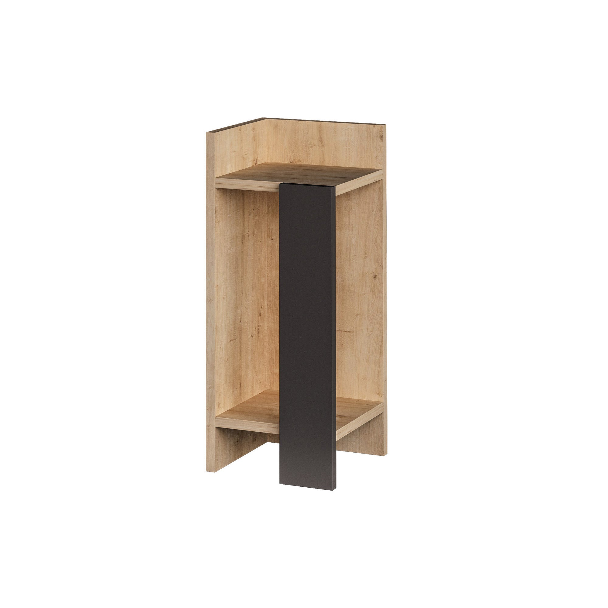 Elos left - Oak, Anthracite in Eiche
Anthrazit präsentiert im Onlineshop von KAQTU Design AG. Nachttisch ist von Hanah Home