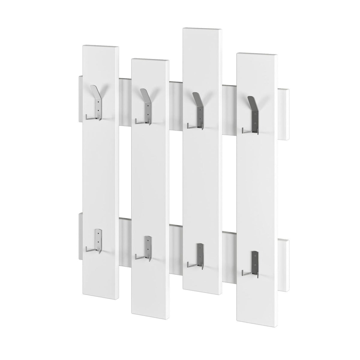Wave Kleiderhaken - Weiss in Weiss präsentiert im Onlineshop von KAQTU Design AG. Kleiderhaken ist von Hanah Home