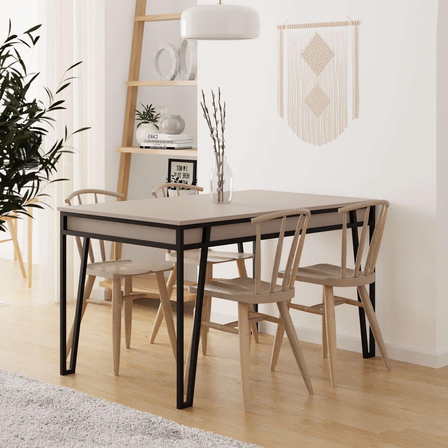 Erleben Sie den Pal - Light Mocha Nachttisch von Hanah Home: Stilvolles Design, hochwertige Materialien und praktischer Stauraum für Ihr Schlafzimmer.