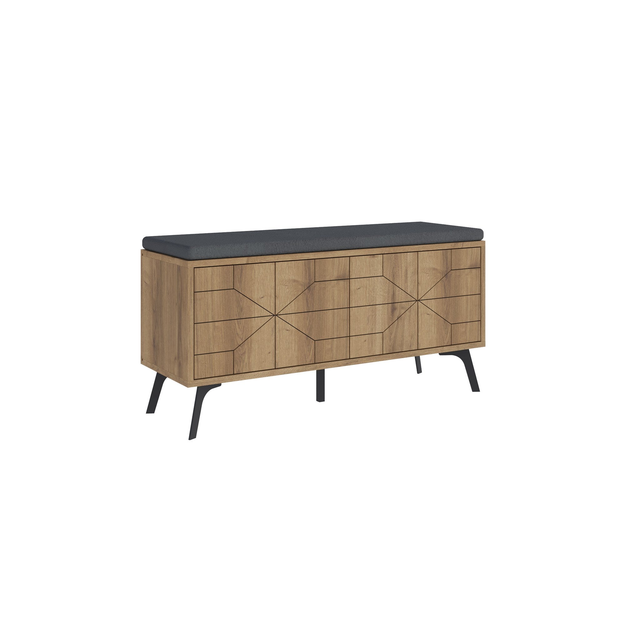 Dune Bench Schuhschrank - Hitit in Hitit präsentiert im Onlineshop von KAQTU Design AG. Schuhbank ist von Hanah Home